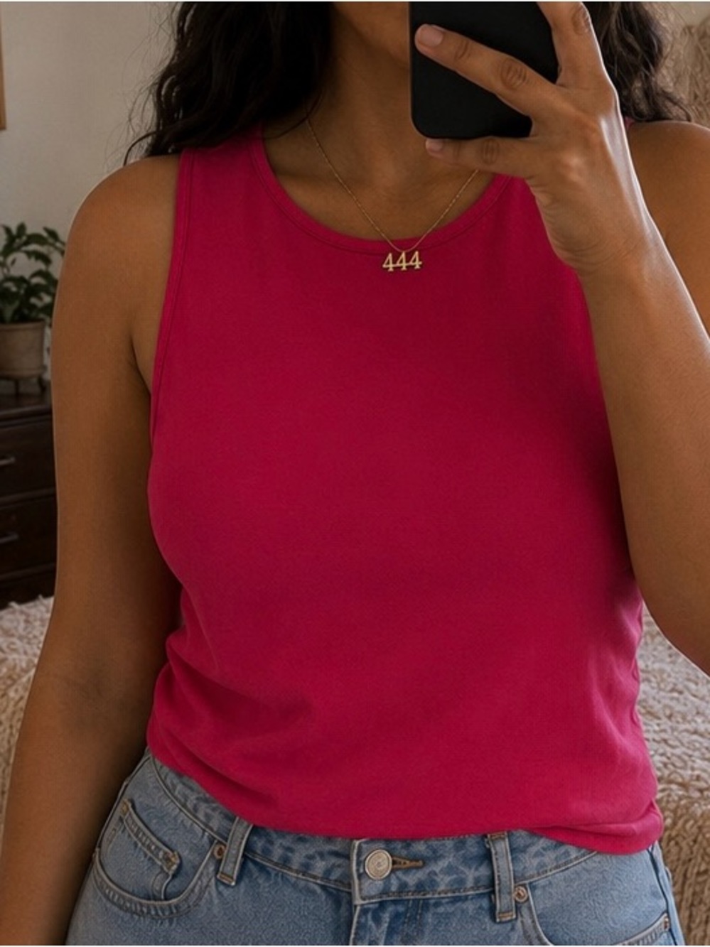 Zara Hot Pink Sleeveless Tank Top NWT